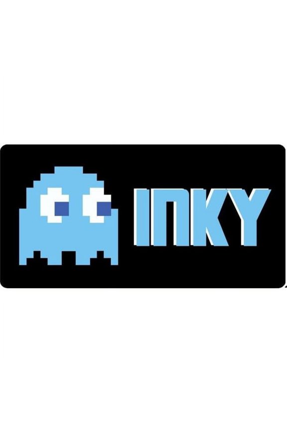 Pac-Man Inky Photo License Plate