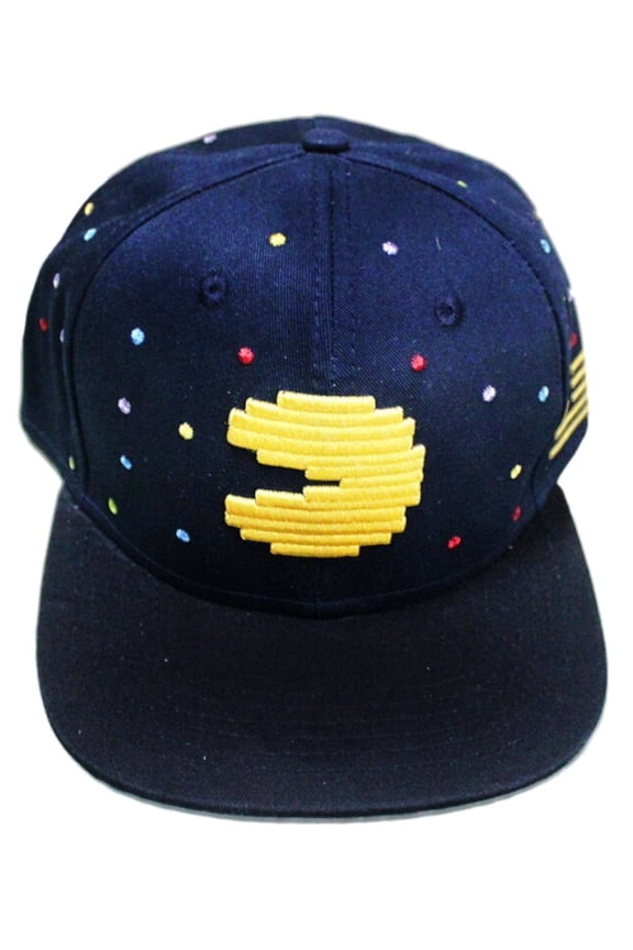 Pac-Man Logo Snapback Baseball Cap Hat