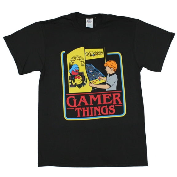 Pac-Man Mens T-Shirt - Gamer Things Retro Cabinet Playing Artwork (3X-Large)