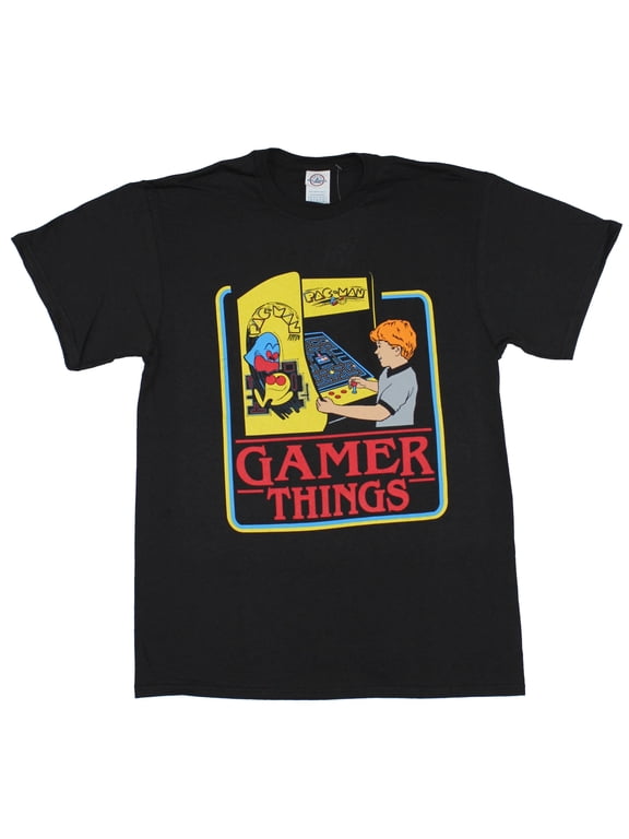 Pac-Man Mens T-Shirt - Gamer Things Retro Cabinet Playing Artwork (3X-Large)