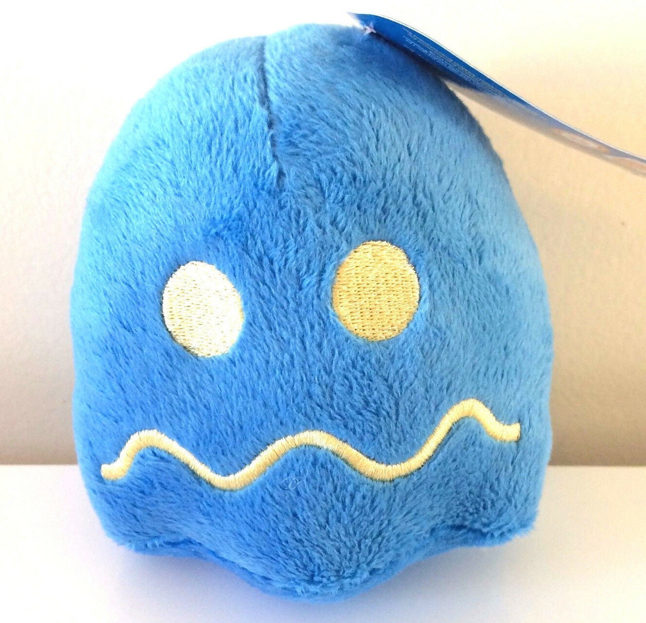 Pac Man Plush Toy 5 inch Dark Blue Pellet Ghost. Official. Soft