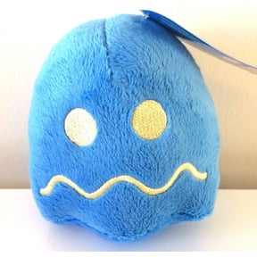 Pac Man Plush Toy 5 inch, Dark Blue Pellet Ghost. Official. Soft