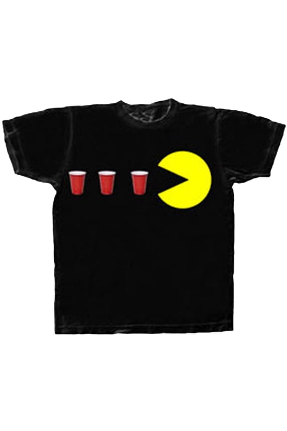 Pac-Man Red Cup Power Up Adult T-Shirt