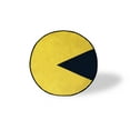 thumbnail image 1 of Pac-Man Video Game Character Large Round Fleece Throw Blanket | 60-Inch Diameter, 1 of 7