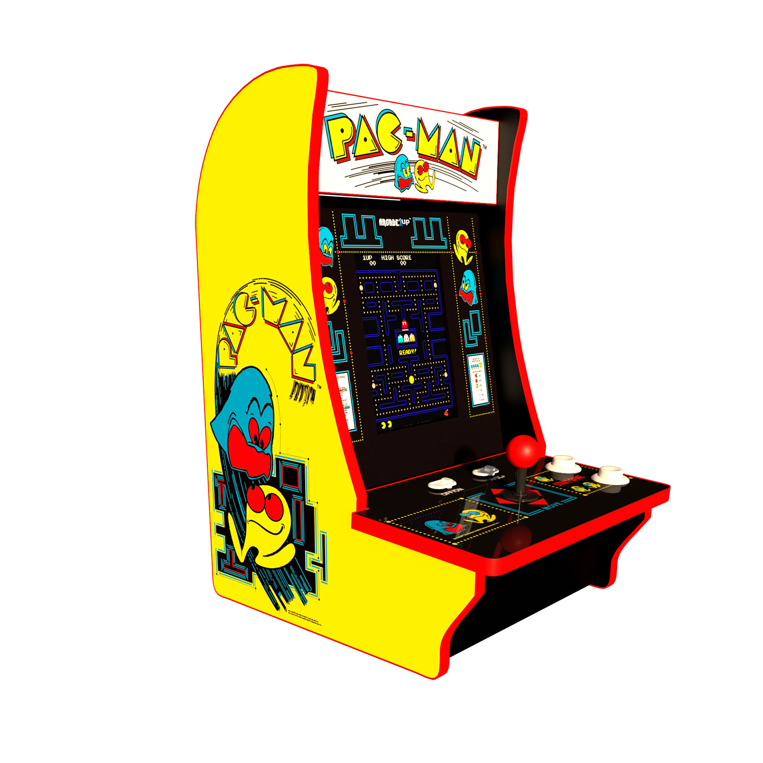 Pac-Man and Pac & Pal Counter Arcade Machine, Arcade1UP - image 1 of 10
