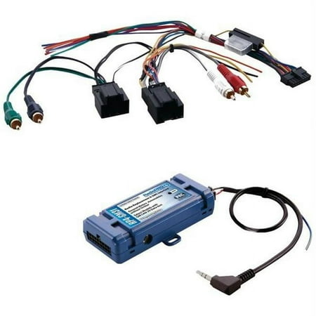 PAC - Radio Replacement and Steering Wheel Control Interface for Select GM Vehicles - Blue