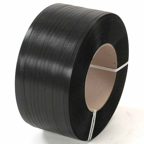 Global Industrial Polypropylene Strapping 1/2""W x 9000'L x 0.018"" Thick 16"" x