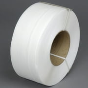 Pac Strapping Machine Grade Polypropylene Strapping, 1/2 W x 9900 L, 8 x 8 Core