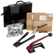 Pac Strapping Steel Kit w/ Tensioner/Sealer/Cutter/Case & Two 1/2 Strap Width