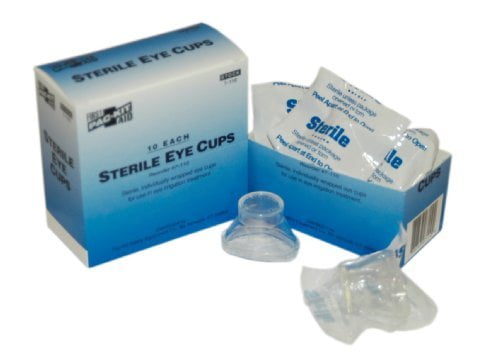 Pac-kit 7-110 5"x4-1/8"x2-1/4" Eye Cups Sterile