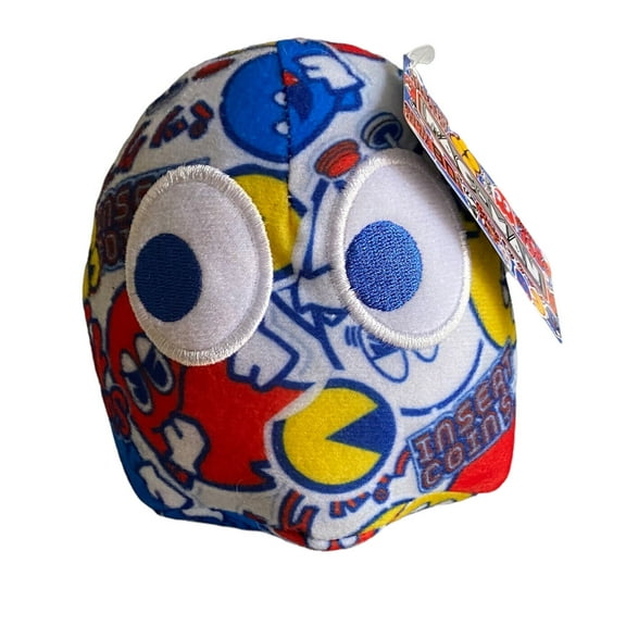 Pac-man Ghost Plush Toy Sticker Bomb 4.5 inch