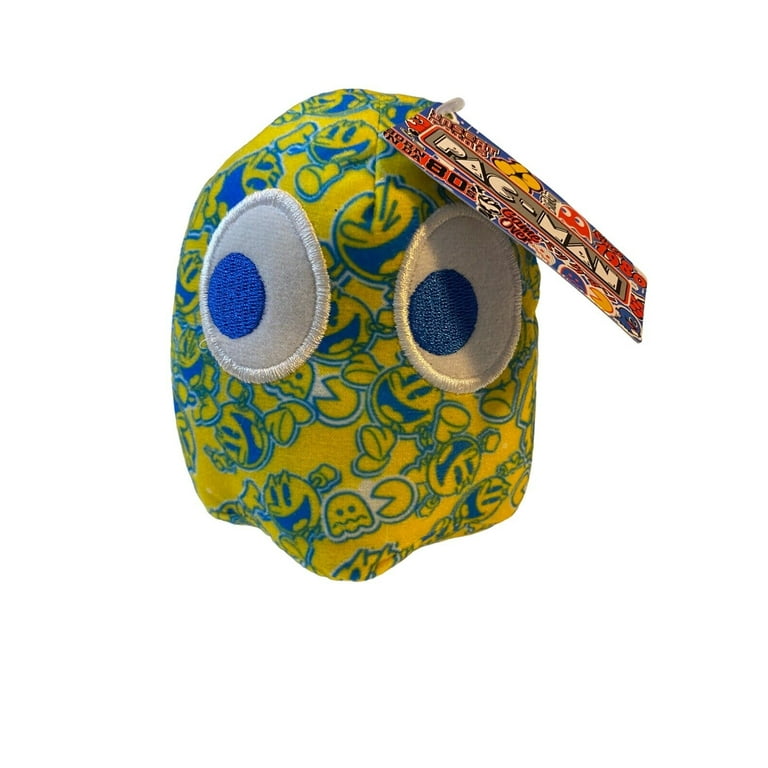 Pac-man Plush Toy Yellow Ghost Sticker Bomb 4.5 inch - Walmart.com