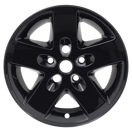 PacRim 7907-GB 17" Jeep Wrangler Gloss Black Wheel Skin Set