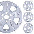 thumbnail image 1 of PacRim 18" Chrome Wheel Skin Cover |Compatible with 18" Chevrolet Silverado/Suburban 2014-2019 or Tahoe 2015-2020|Set of 4, 1 of 6