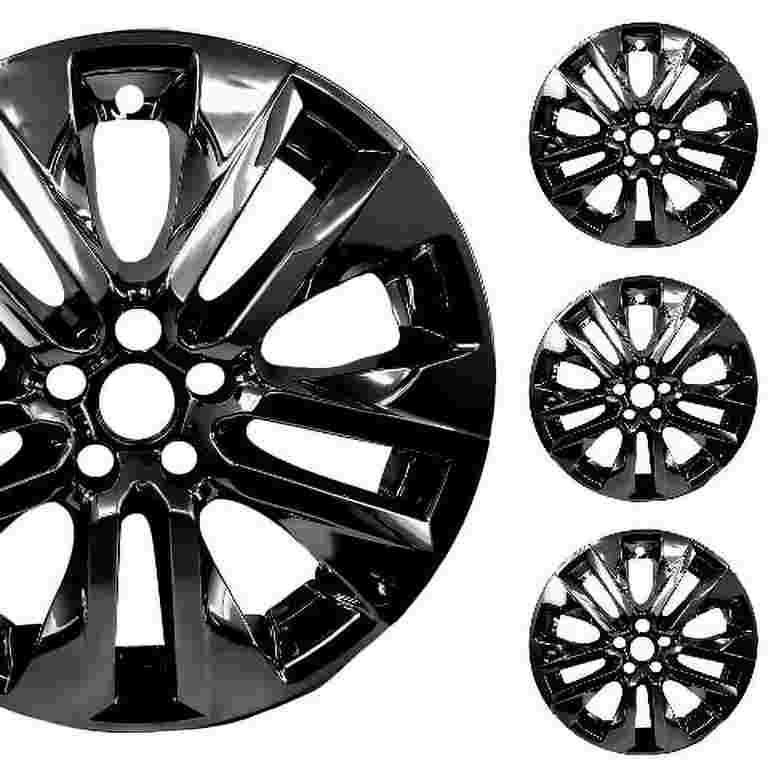 PACRIM 16-Inch Gloss Black Wheel Skins For Toyota Tacoma (2005-2024) – ABS Plastic – Set Of 4