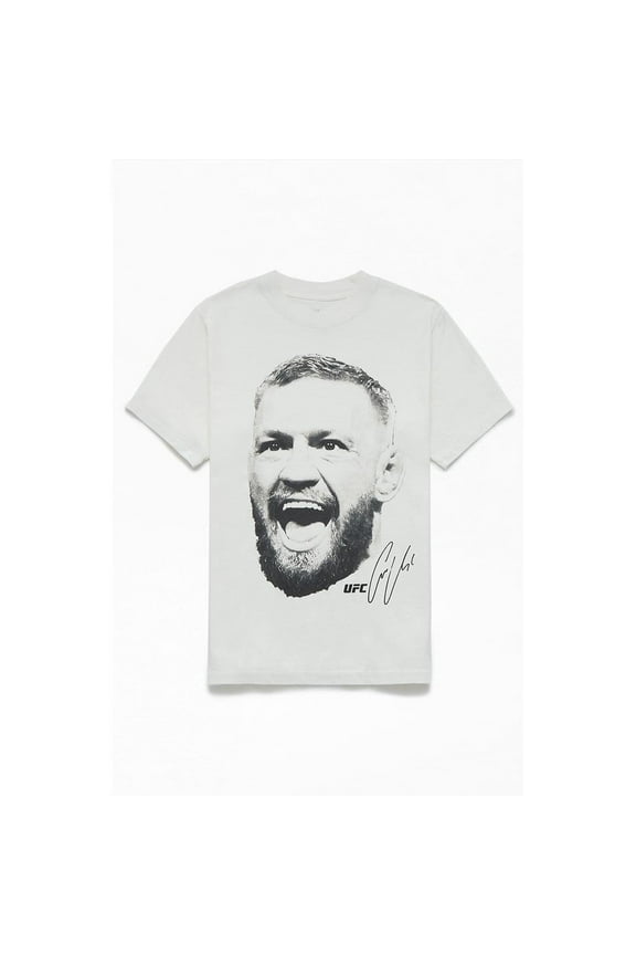PacSun Mens UFC Conor McGregor Big Head T Shirt - Multicolor planbtwistedtea T Shirt Tee Unisex, Color: Ash Grey, Size: S