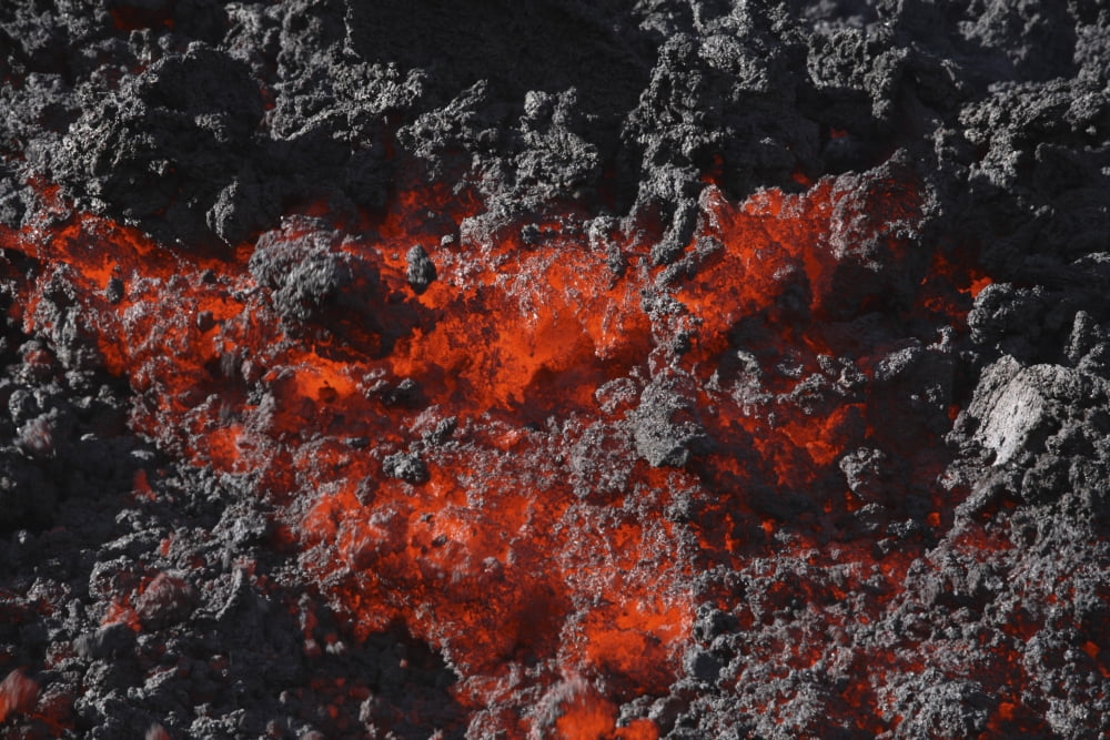 Pacaya lava flow Guatemala Canvas Art - Martin RietzeStocktrek Images (17 x 12)