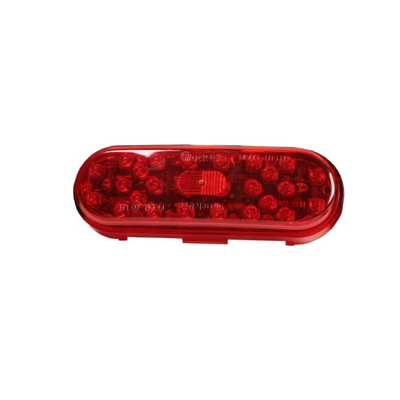 Paccar 60250R Brake / Tail / Turn Signal Light   60 Series, Red, Oval, Led,