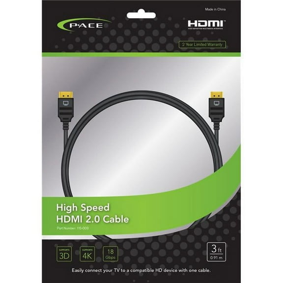 Pace  3 ft. Electrical Multi-Tester HDMI Cable