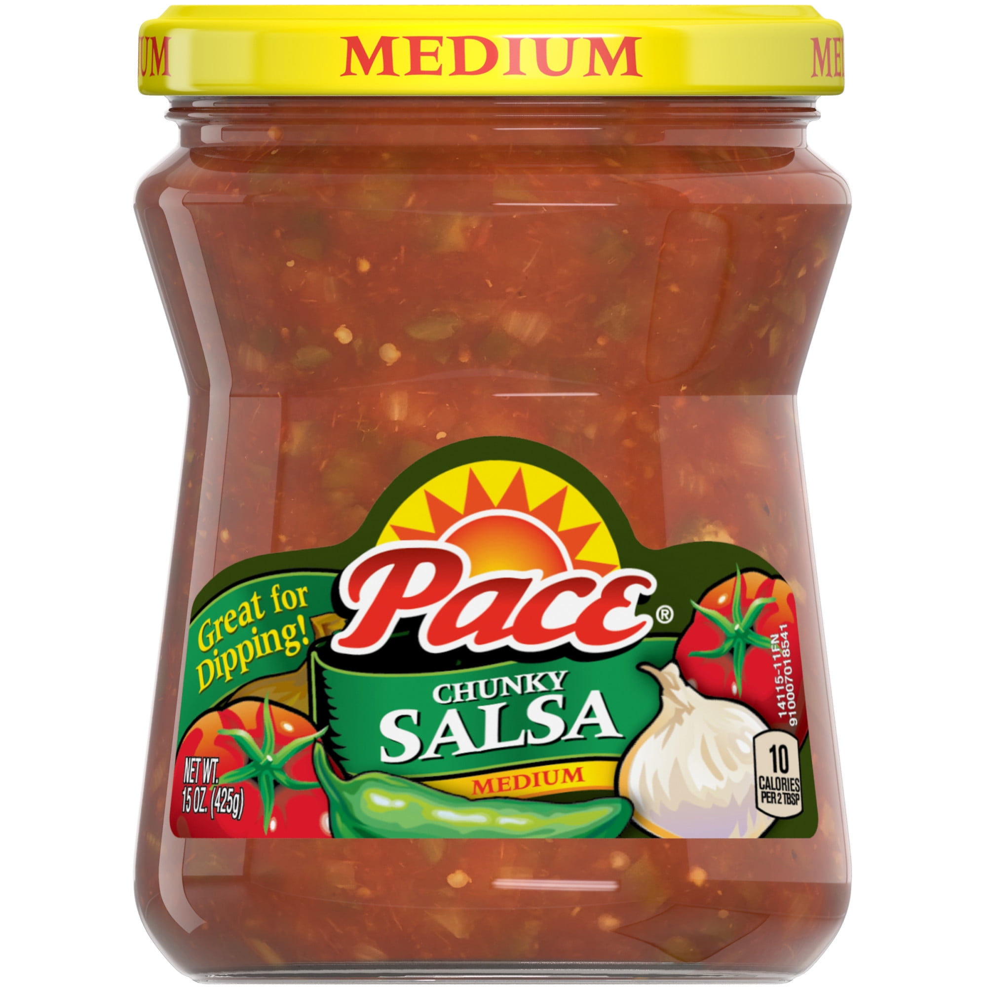 Pace Chunky Salsa, Medium, 15 oz Jar