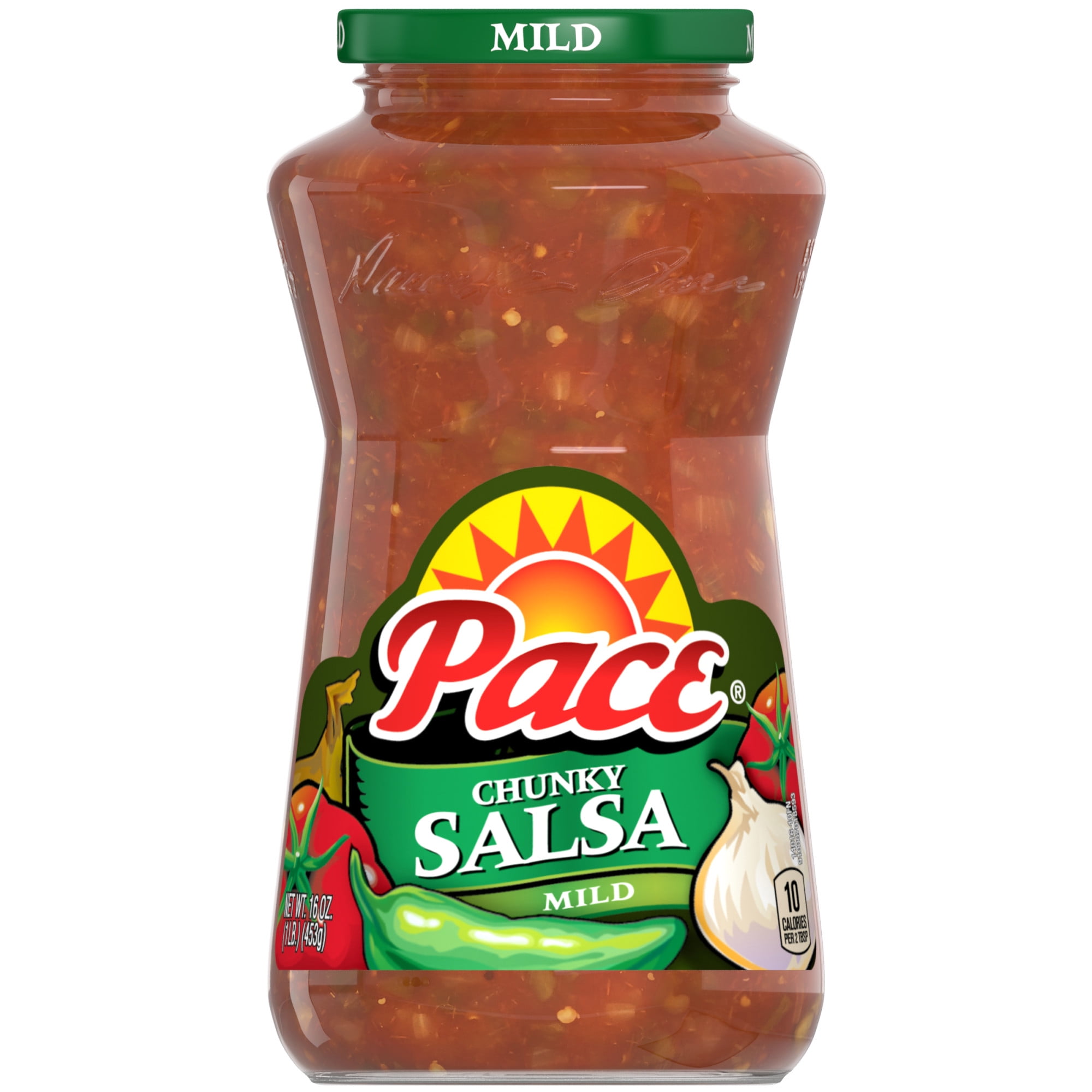 Pace Chunky Salsa, Mild, 16 oz Jar