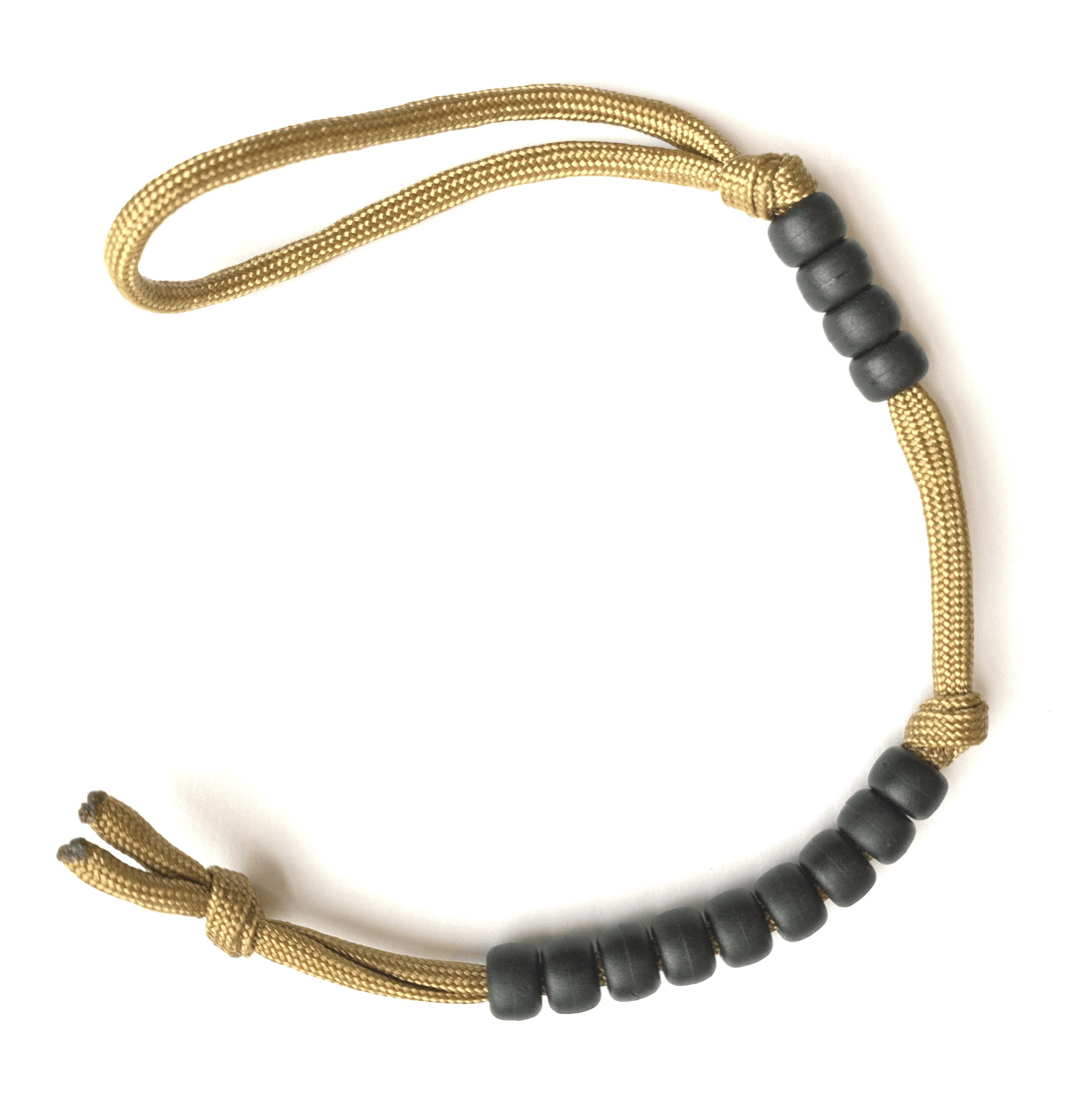 Pace Counter, Army Coyote Brown Matte Black Non-reflective Ranger Beads -  LETHALIFE Tactical