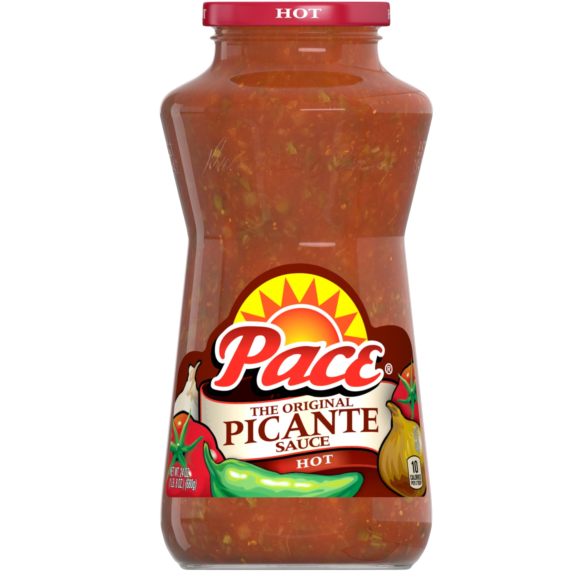 Pace Hot Picante Sauce, 24 oz Jar