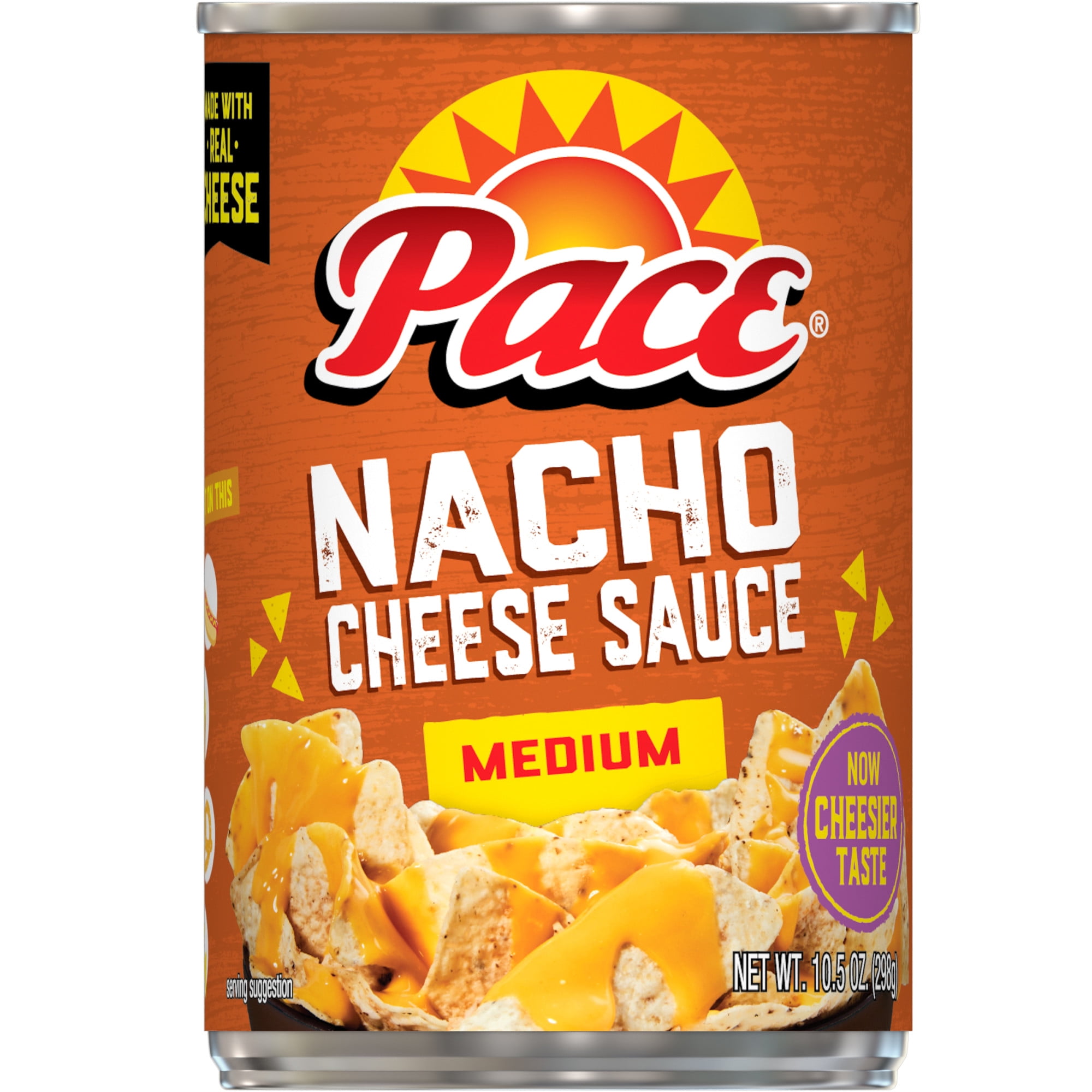 Pace Medium Nacho Cheese Sauce, 10.5 oz Can