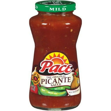 Pace Mild Picante Sauce 16oz (Pack of 8)