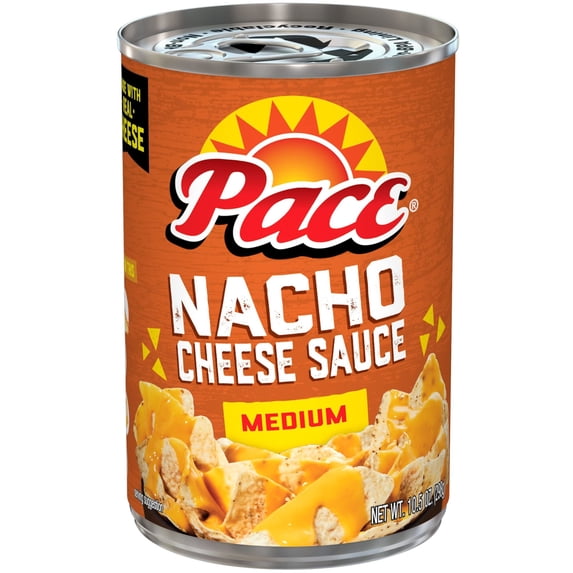 Pace Medium Nacho Cheese Sauce, 10.5 oz Can Pack of 2