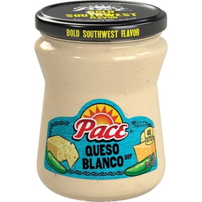 Pace Queso Blanco Cheese Dip Jar 15 oz (Pack of 32)
