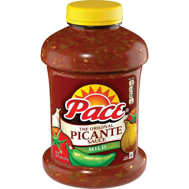Pace Salsa, Picante Sauce, Mild, Perfect for Taco Night, 64 Ounce Bottle