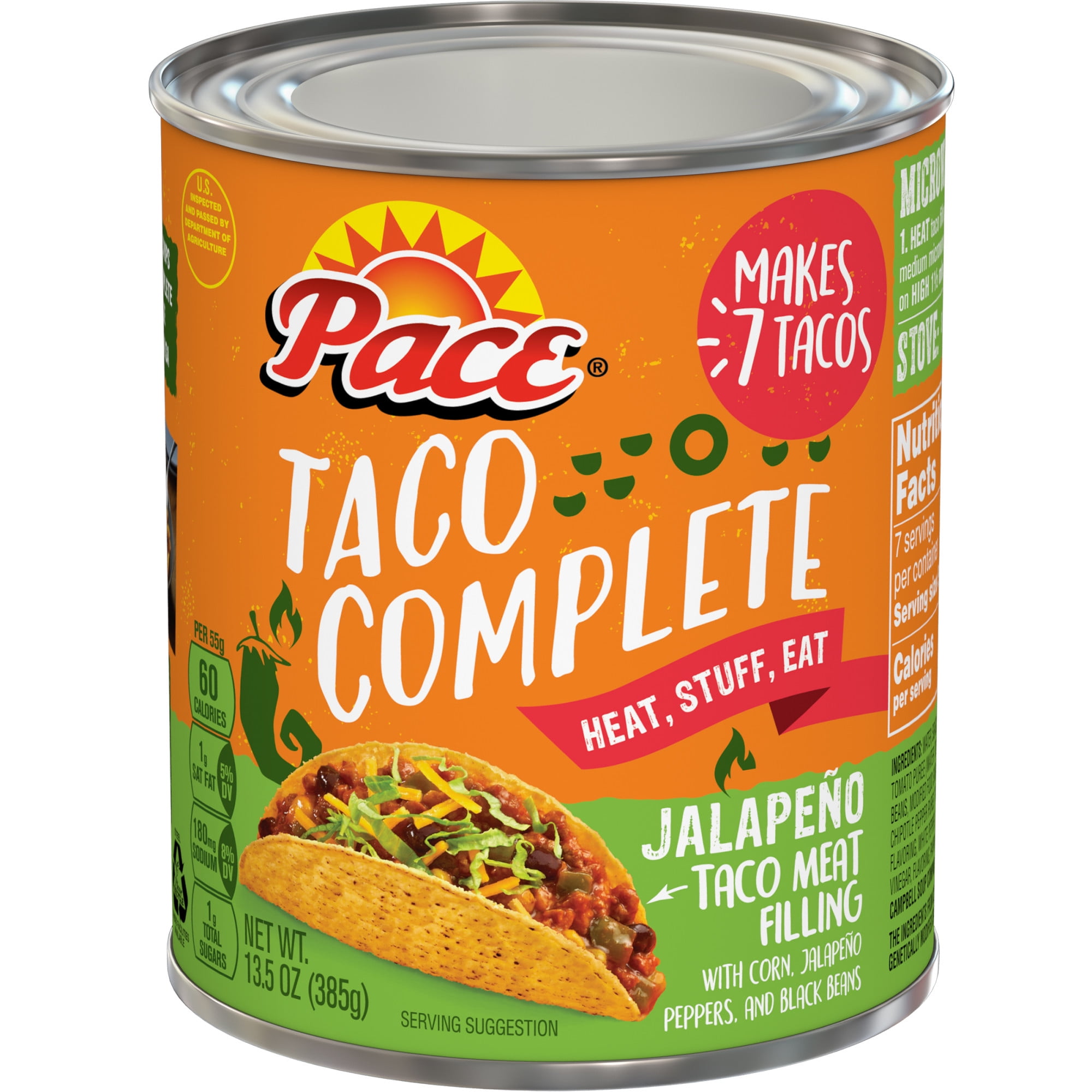 Find Your Perfect Pace Salsa, Taco Complete Jalapeno,Taco Filling for