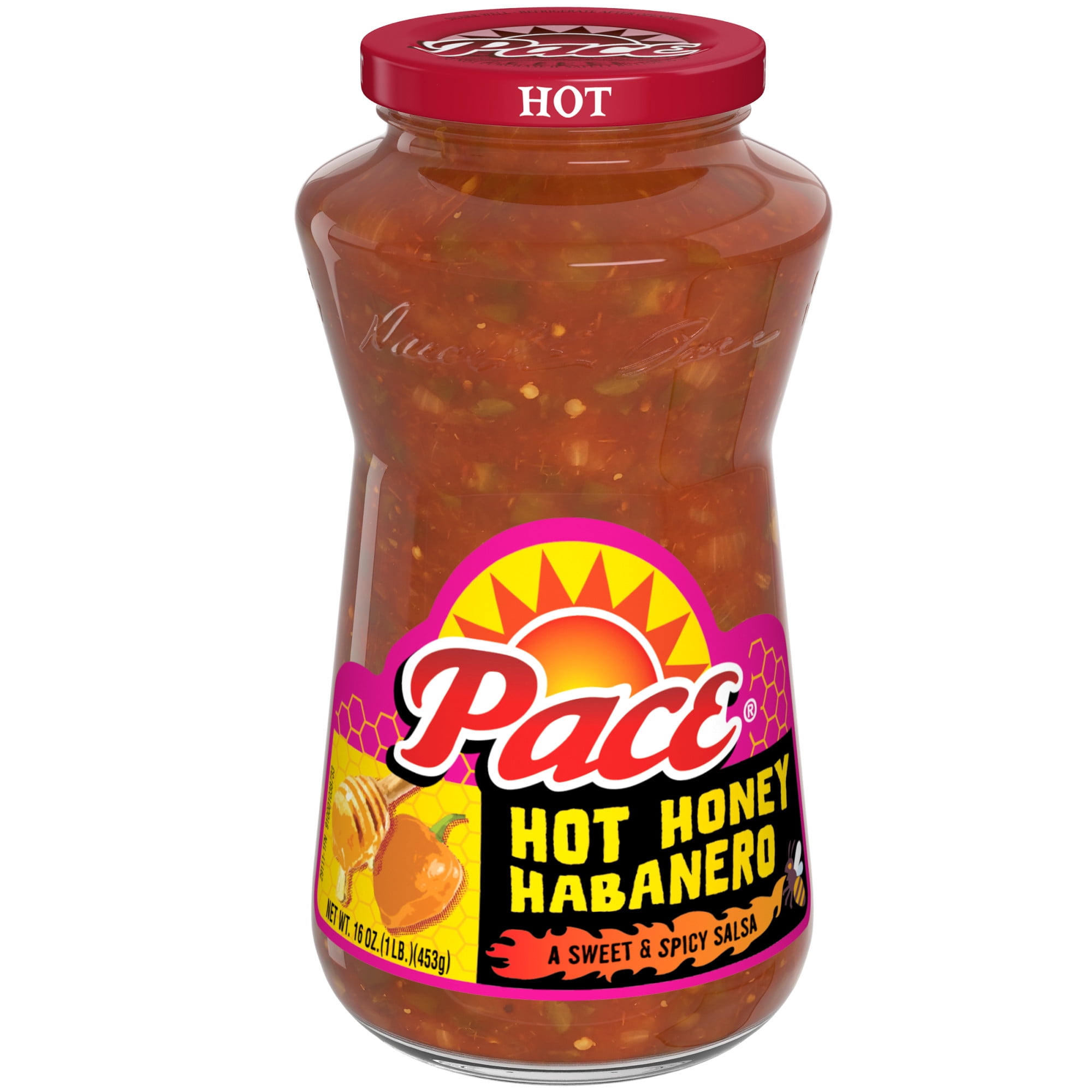 Pace Hot Honey Habanero Sweet and Spicy Salsa 16oz Jar