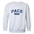 thumbnail image 1 of Pace University Setters Alumni Fleece Pullover Crewneck Sweatshirt, White - Extra Large, 1 of 1