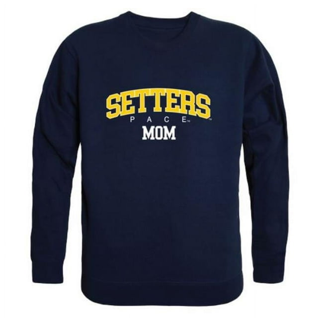 Pace University Setters Mom Crewneck Sweatshirt, Navy - Small