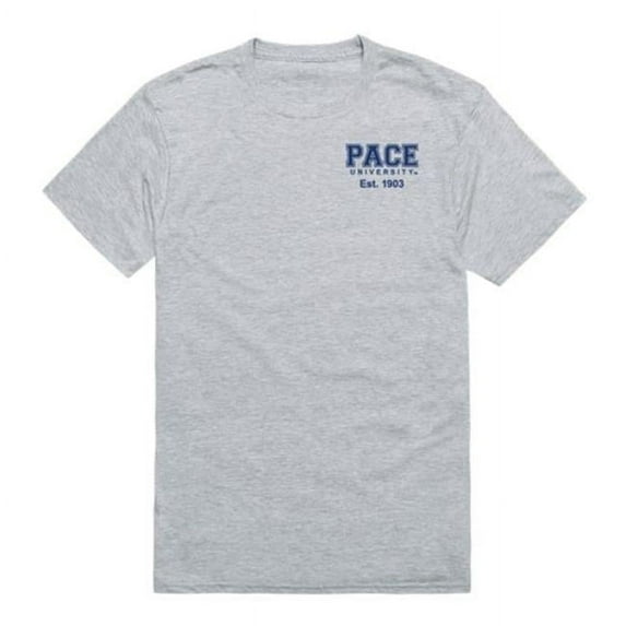 Pace University Setters Practice T-Shirt, Heather Grey - Medium
