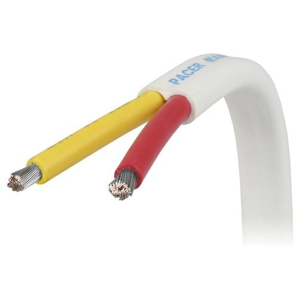 Pacer 12/2 AWG Round Safety Duplex Cable - Red/Yellow - 500' main image 1