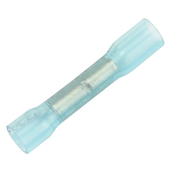 Pacer 16-14 AWG Heat Shrink Butt Connector - 100 Pack | Bundle of 5