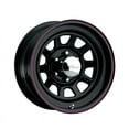 thumbnail image 1 of Pacer 605342B Black Daytona 16X8 8X6.50 130.81 +00 2004 Chevrolet Silverado 2500 HD, 1 of 3