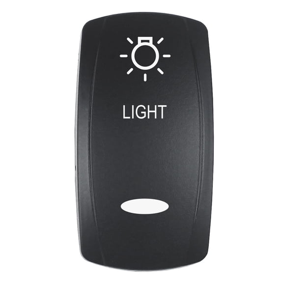 Pacer Actuator - LIGHT for V Series Contura Switches - Black - Laser Etched