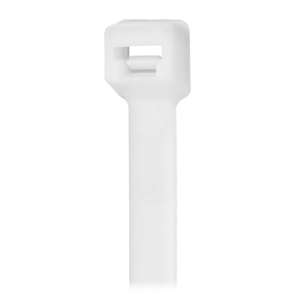 Pacer Group CT4S-100 Pacer 14" Cable Tie - Natural Color - 50lb Tensile Strength - 4" Bundle Diameter - 100 Piece Bag