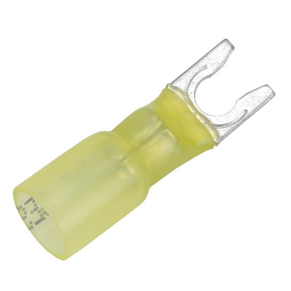 Pacer 12-10 AWG Heat Shrink Spade Terminal - #10 Stud Size - ... [TE10-10SLF-25]