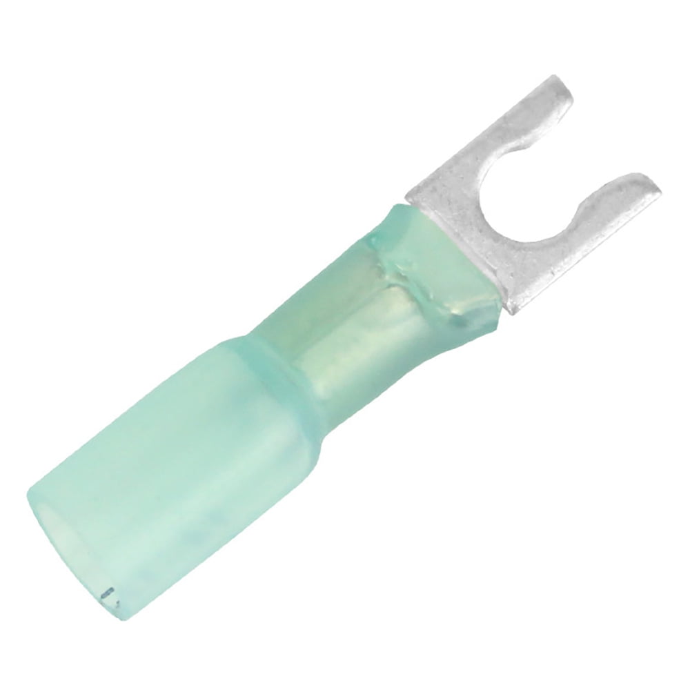 Pacer 16-14 AWG Heat Shrink Spade Terminal - #10 Stud Size -... [TE14-10SLF-100]