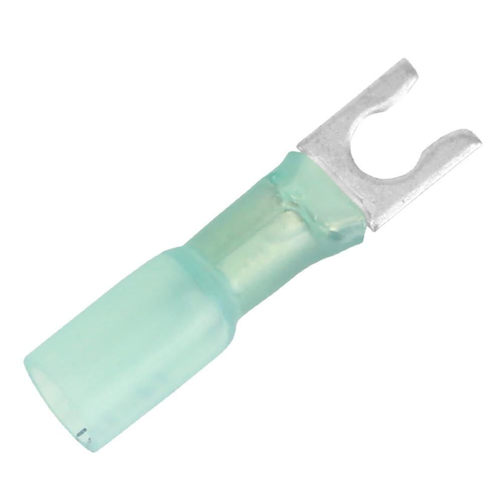 Pacer 16-14 AWG Heat Shrink Spade Terminal - #10 Stud Size - ... [TE14-10SLF-25]