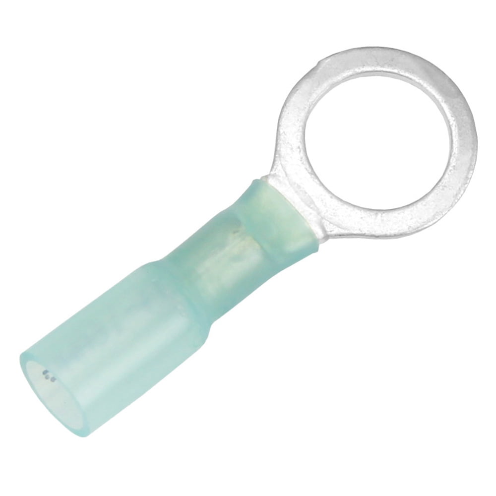 Pacer 16-14 AWG Heat Shrink Ring Terminal - 3/8" Stud Size - 25... [TE14-38R-25]