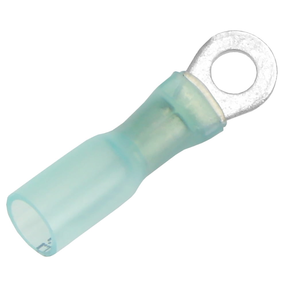 Pacer 16-14 AWG Heat Shrink Ring Terminal - #8 Stud Size - 100 ... [TE14-8R-100]