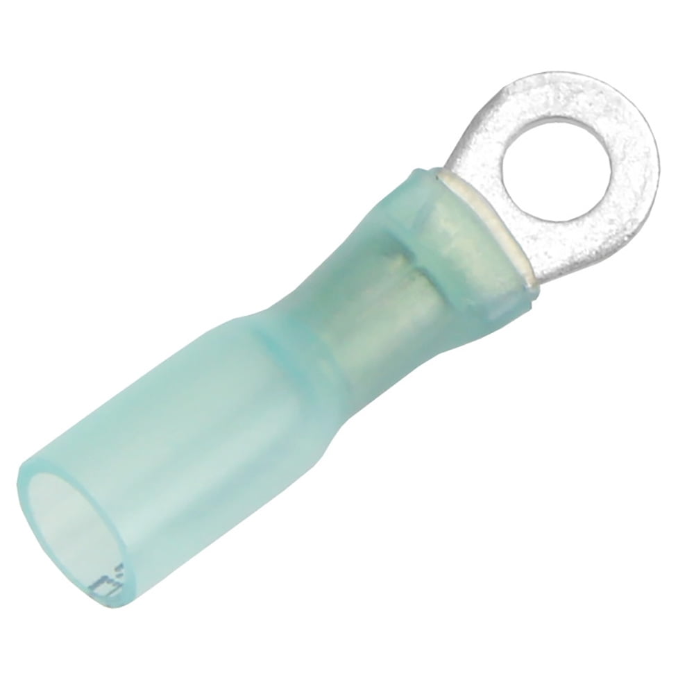 Pacer Group TE14-8R-25 Pacer 16-14 Awg Heat Shrink Ring Terminal - #8 Stud Size - 25 Pack