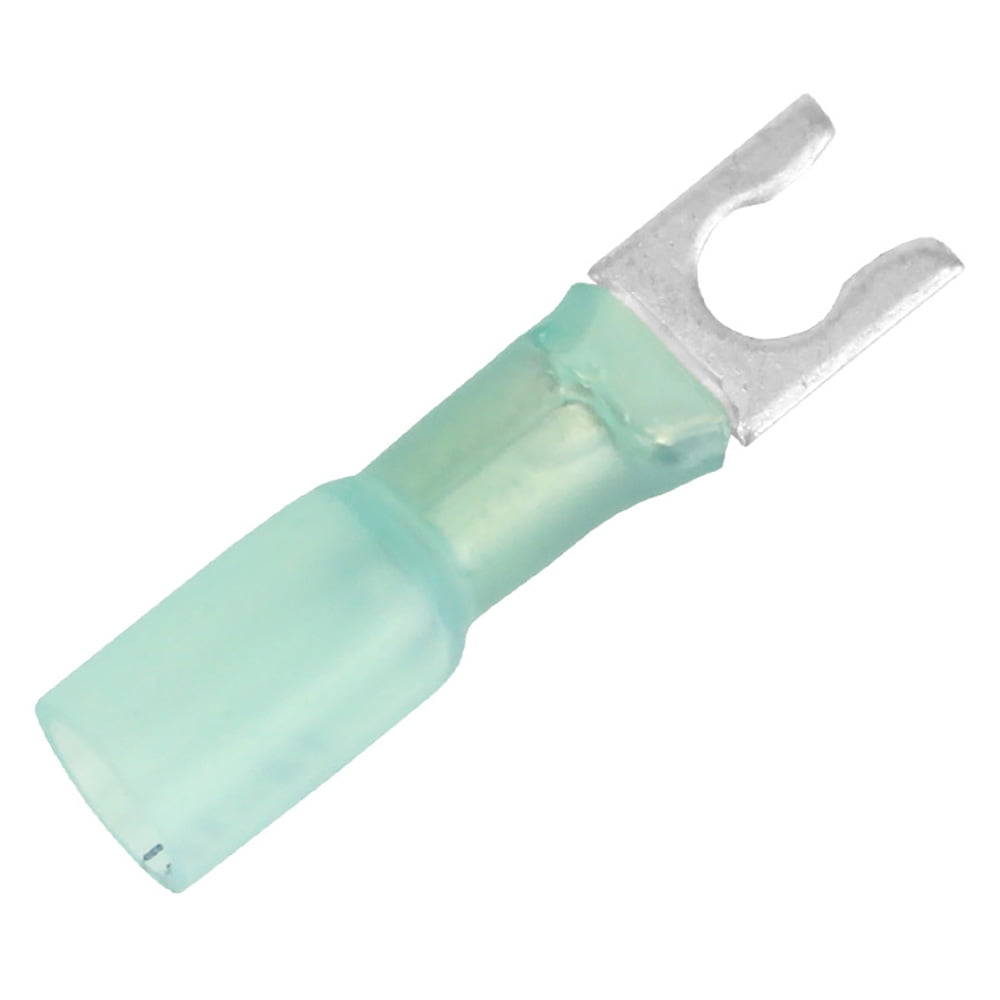 Pacer 16-14 AWG Heat Shrink Spade Terminal - #8 Stud Size - 1... [TE14-8SLF-100]