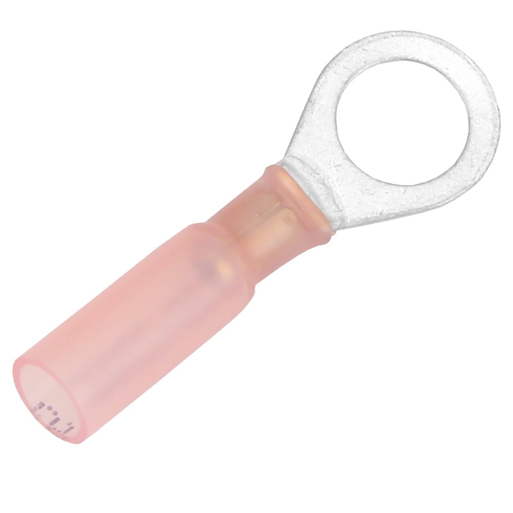 Pacer 22-18 AWG Heat Shrink Ring Terminal - 5/16" Stud Size - 25 PC [TE1856R-25]